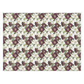 Bourgogne bloemmotief tafelkleed (Voorkant (Horizontaal))