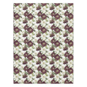 Bourgogne bloemmotief tafelkleed (Voorkant)