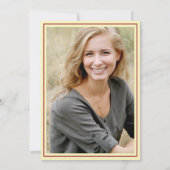 Bourgogne Blossom Verjaardagsfeest Kaart (Achterkant)