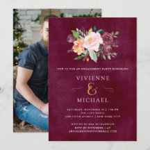 Bourgogne Blush | Bloemenfoto Verlovingsfeest