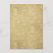 Bourgogne Blush Navy Blauw Botanische Bloemen Boho Informatiekaartje (Achterkant)