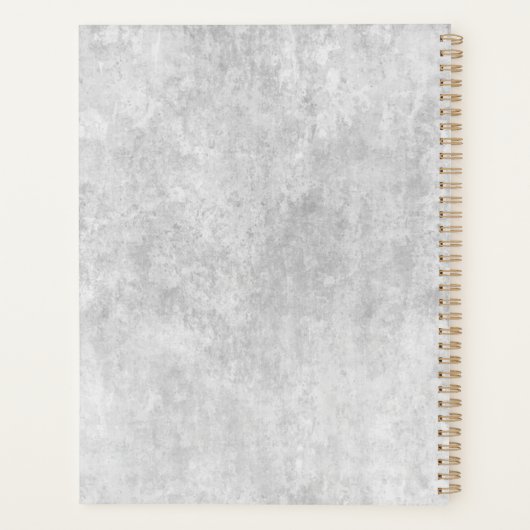 Bourgogne, Blush, White Roses Wedding Planner (Achterkant)