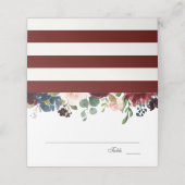 Bourgogne-boeket | escorte plaatskaartje (Buitenkant ongevouwen)