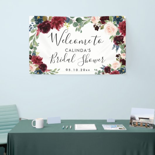 Bourgogne-boeket | Vrijgezellenfeest Welcome Squar Spandoek (Beurs)