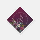 Bourgogne botanisch nog lang en gelukkig na huweli servet (Hoek)