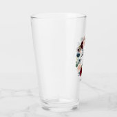 Bourgogne Bouquet Krans Moeder van de Bruid Glas (Rechts)