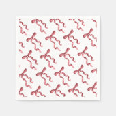 Bourgogne Bow Paper Napkin Servet (Voorkant)