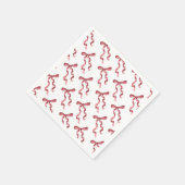 Bourgogne Bow Paper Napkin Servet (Hoek)