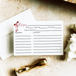 Bourgogne Bow Vrijgezellenfeest Recept Kaart