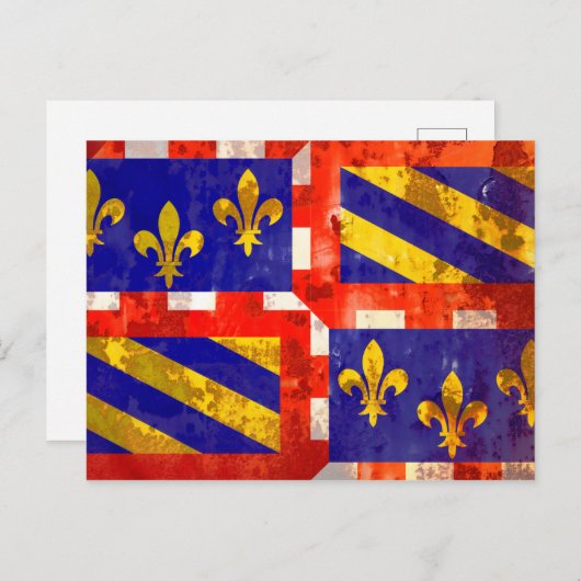 Bourgogne Briefkaart (Voorkant / Achterkant)