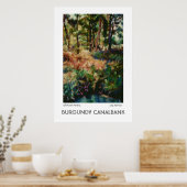 Bourgogne Canalbank Poster of Print (Keuken)