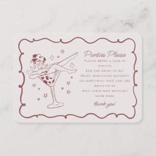 Bourgogne Cocktails Cowgirls slipje graag invoegen Informatiekaartje