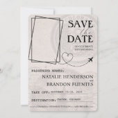 Bourgogne Colorado Passport Save The Date (Achterkant)