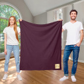 Bourgogne corporate logo aangepaste bedrijfscadeau fleece deken