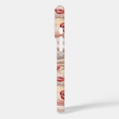 Bourgogne Cream Floral Spring Meadow Case-Mate iPhone Case (Achterkant / Links)