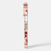 Bourgogne Crème Bloemen Spring Woman Case-Mate iPhone Case (Achterkant / Links)