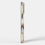 Bourgogne Crème Lavendel Floral Case-Mate iPhone Case (Achterkant / Rechts)