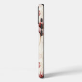 Bourgogne Crème Lavendel Floral Case-Mate iPhone Case (Achterkant / Links)