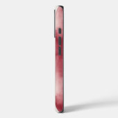 Bourgogne Crème Stripes Case-Mate iPhone Case (Achterkant / Links)