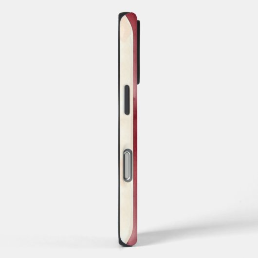 Bourgogne Crème Stripes Case-Mate iPhone Case (Achterkant / Rechts)