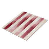 Bourgogne Crème Stripes Tegeltje (Zijkant)