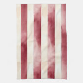 Bourgogne Crème Stripes Theedoek (Verticaal)