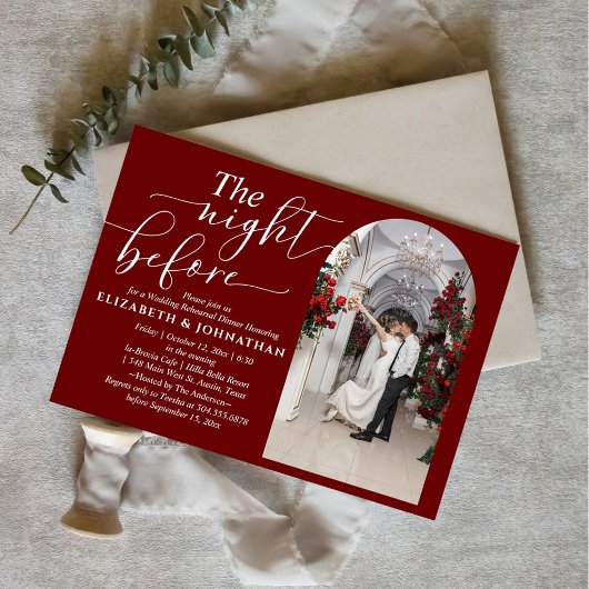 Bourgogne de nacht voor het repetitief diner kaart