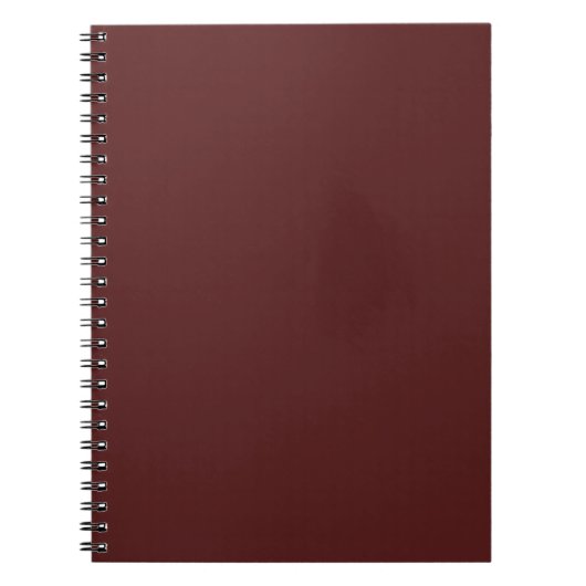 Bourgogne Deep Red Custom Branded Notitieboek (Voorkant)