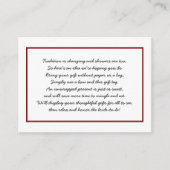 Bourgogne Display vrijgezellenfeest inzetkaart + l Informatiekaartje (Voorkant)