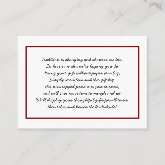 Bourgogne Display vrijgezellenfeest inzetkaart + l Informatiekaartje (Voorkant)