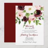 Bourgogne Douche per Mail vrijgezellenfeest Kaart (Voorkant / Achterkant)