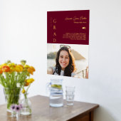 Bourgogne | Eenvoudig Afstuderen Foto & Quote Folie Afdrukken (Laag (Keuken))