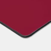 Bourgogne (effen kleur) bureaumat (Hoek)