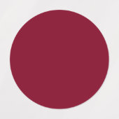 Bourgogne (effen kleur) labels (Design 2)
