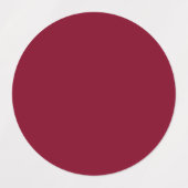 Bourgogne (effen kleur) labels (Design 1)
