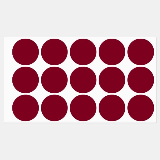 Bourgogne (effen kleur) labels (Vel)