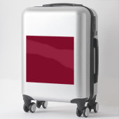 Bourgogne (effen kleur) sticker (Koffer)