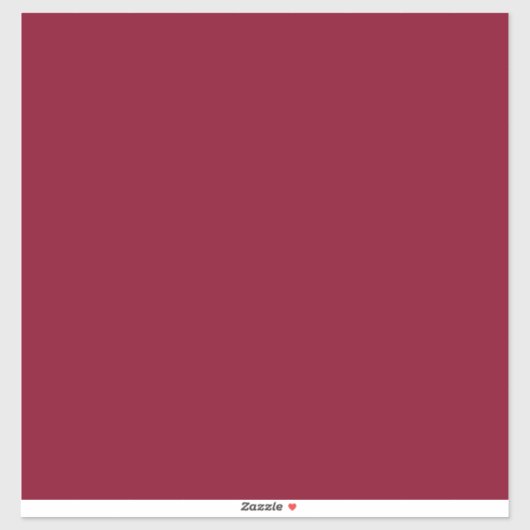 Bourgogne (effen kleur) sticker (Vel)