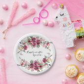 Bourgogne en bloedig met prijsbinding papieren bordje (Feest)