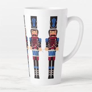 Bourgogne en Blue Nutcrackers met Drums Latte Mok