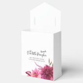 Bourgogne en Blush Autumn Herfst Pumpkin Birthday Bedankdoosjes (Geopend)