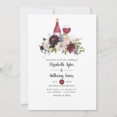 Bourgogne en Blush Wine met als platbinding Kaart (Voorkant)