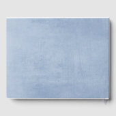 Bourgogne en Dusty Blue Floral bruiloft Gastenboek (Achterkant)