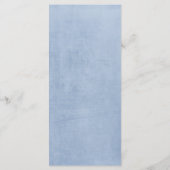 Bourgogne en Dusty Blue Wedding Menu's (Achterkant)