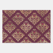 Bourgogne en Gold Paris Inpakpapier Vel (Voorkant 2)