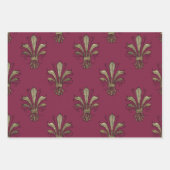 Bourgogne en Gold Paris Inpakpapier Vel (Voorkant)