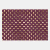 Bourgogne en Gold Paris Inpakpapier Vel (Voorkant 2)