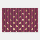 Bourgogne en Gold Paris Inpakpapier Vel (Voorkant)