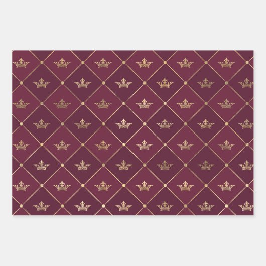 Bourgogne en Gold Paris Inpakpapier Vel