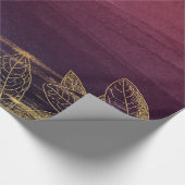 Bourgogne en goud cadeaupapier (Hoek)